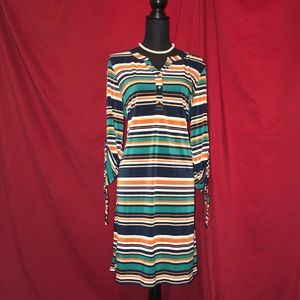 Tacera Striped, Multi-color Dress